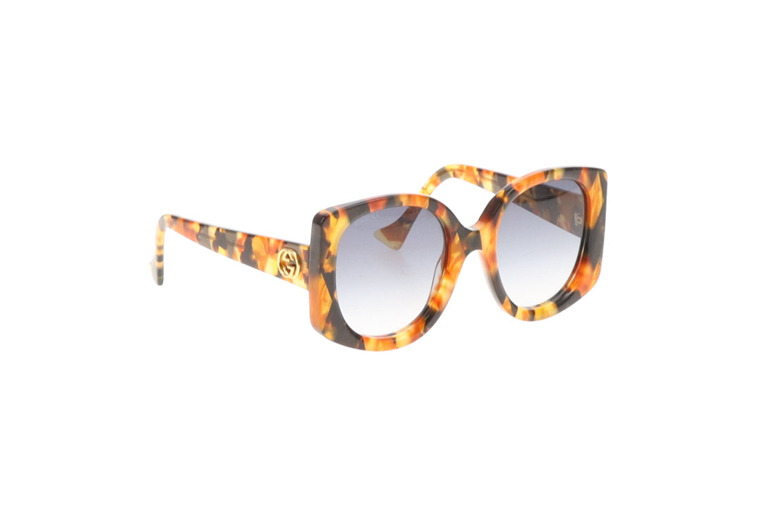 Gucci GG1257S Sunglasses Oversized Tortoise