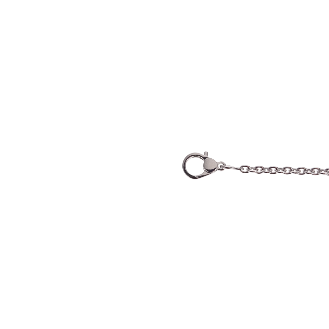 Hermes 18 Carat White Gold and 18 Diamond Finesse Bracelet (Size ST)