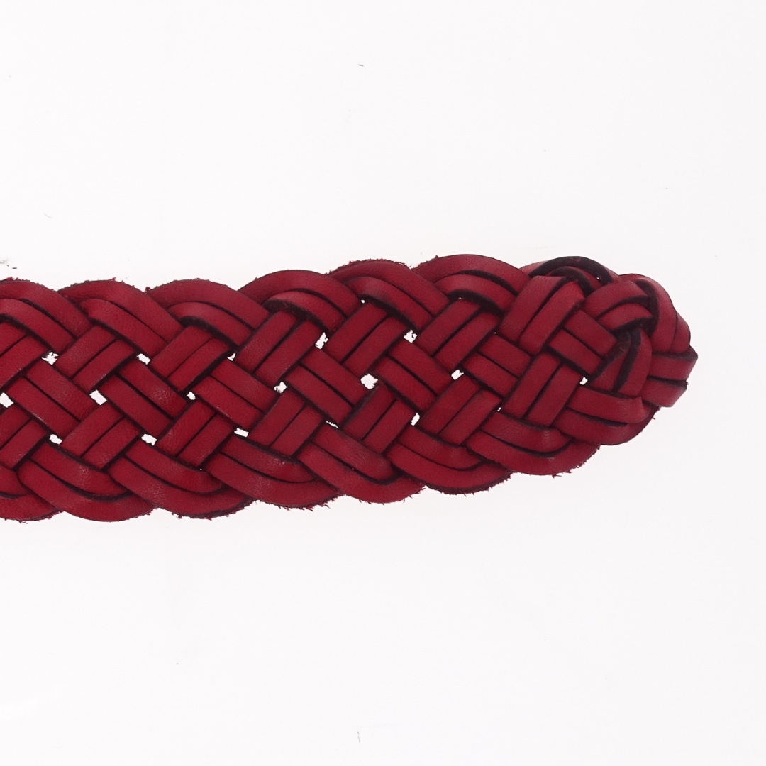 D Sport Large Woven Belt Red