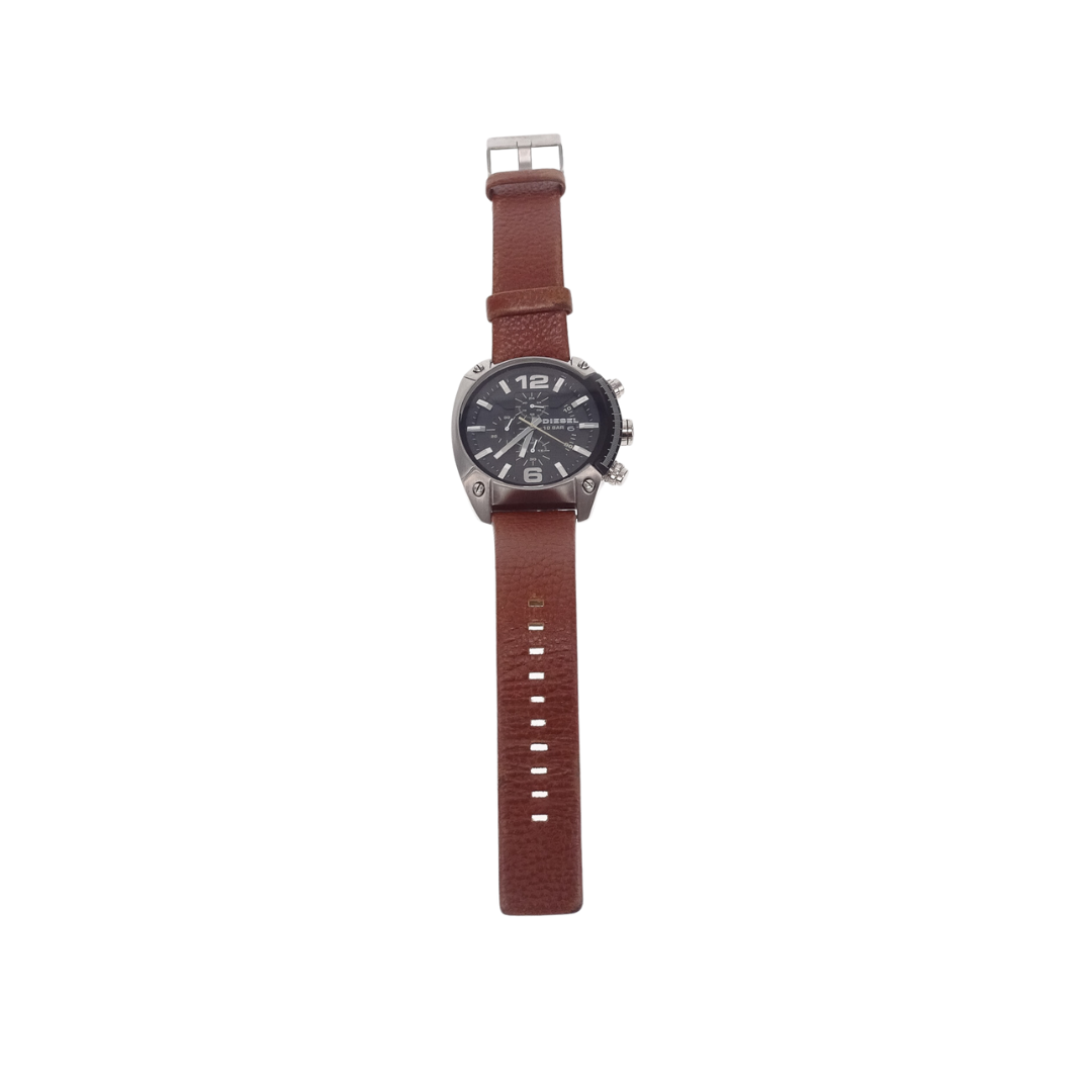 Diesel Overflow Chronograph Black Dial Men's Watch