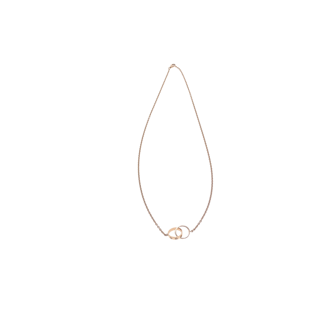 Cartier 18k Rose Gold Classic Love Necklace