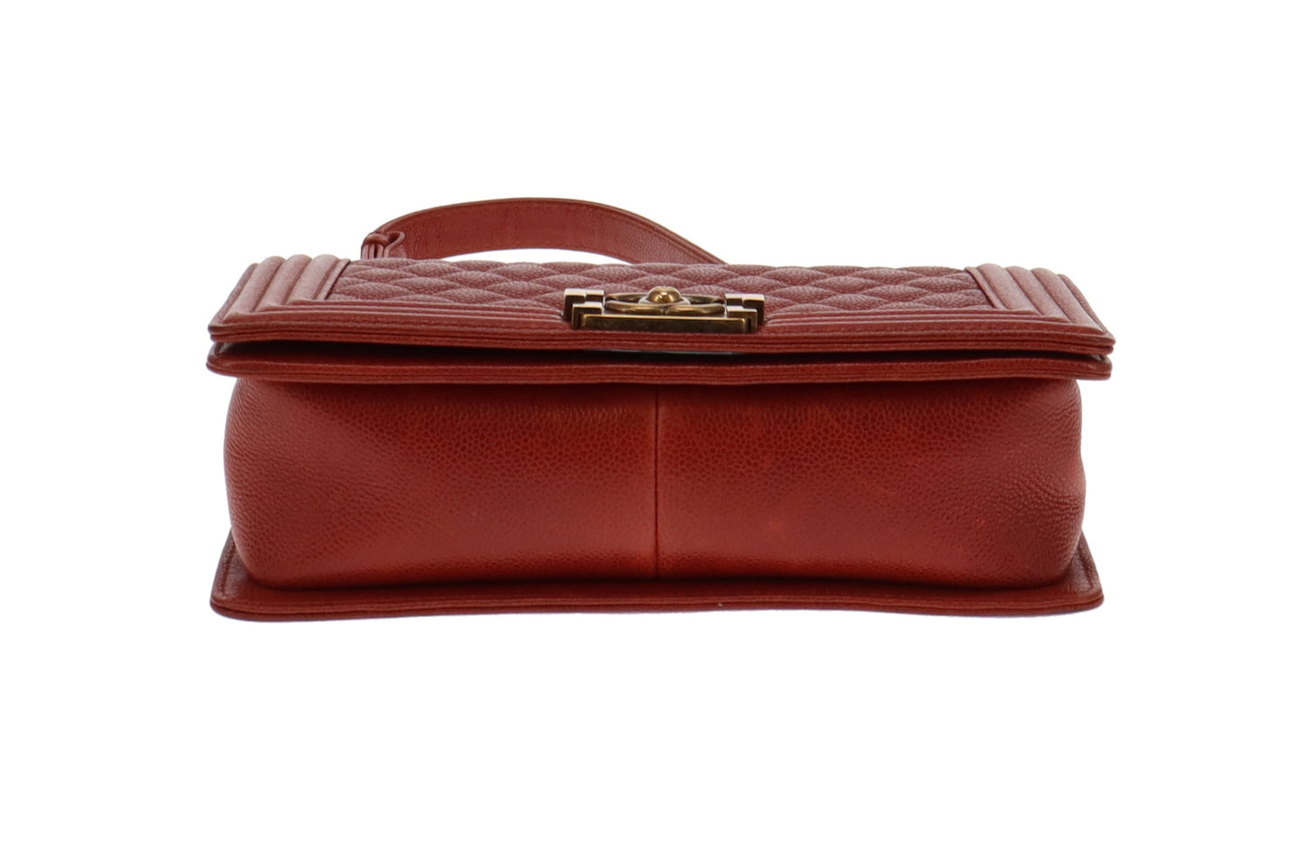 Chanel Rust Caviar Medium Boy Bag 2014/15