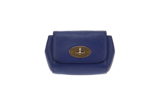 Mulberry Lily Indigo Blue Leather Mini