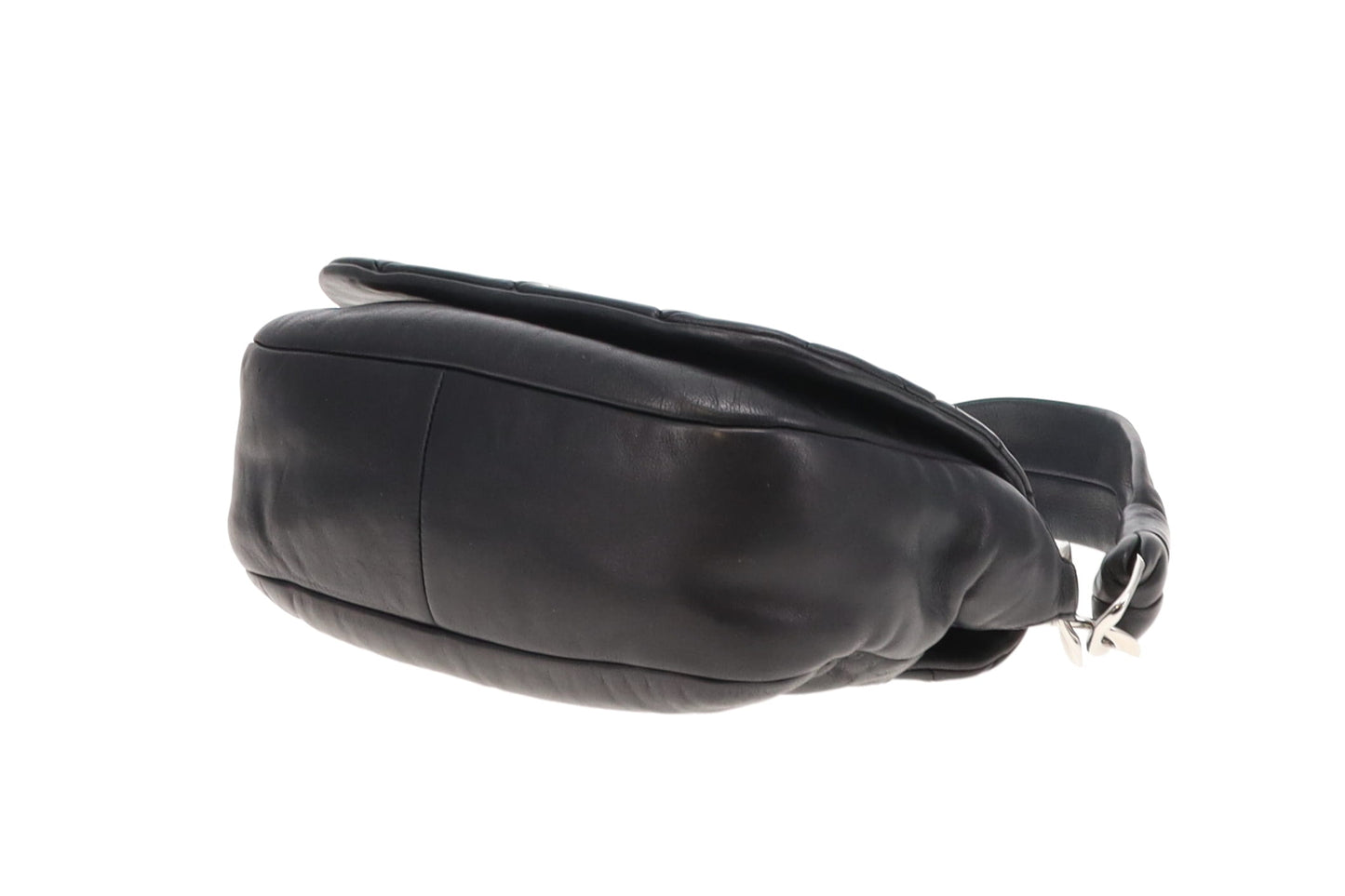 Chanel Black Lambskin SHW Soft Handle Seasonal Flap Bag 2006/08
