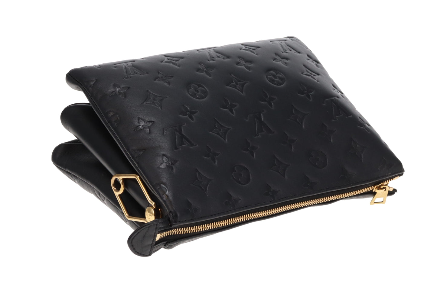 Louis Vuitton Black Lambskin Coussin PM (NFID Chip)