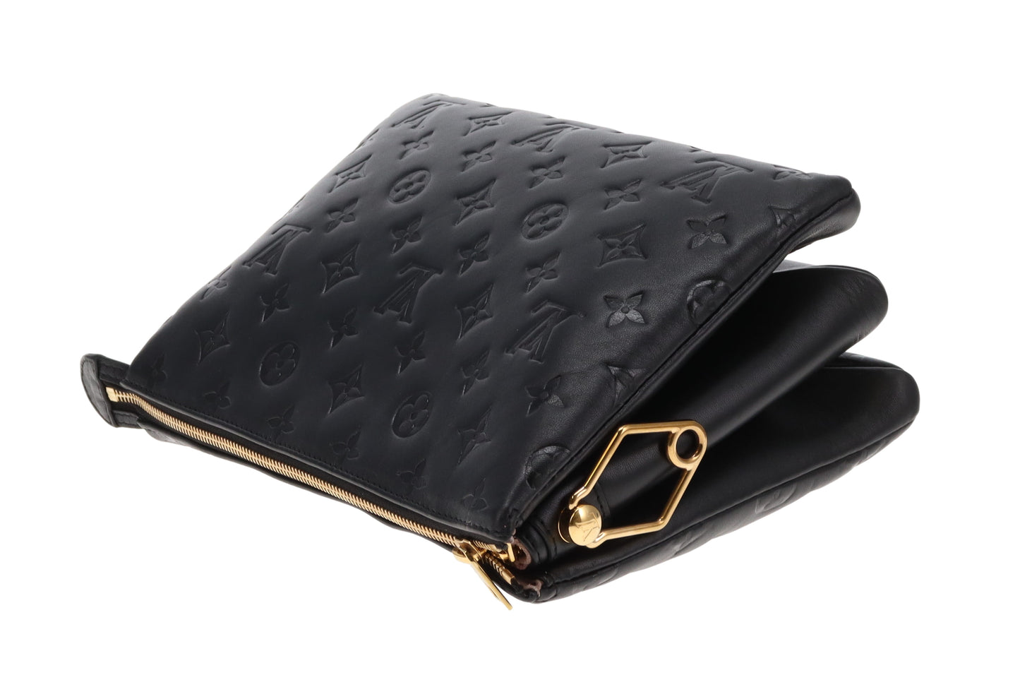 Louis Vuitton Black Lambskin Coussin PM (NFID Chip)