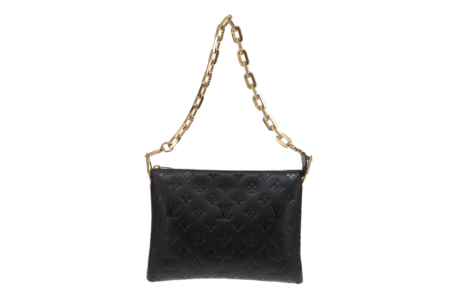Louis Vuitton Black Lambskin Coussin PM (NFID Chip)