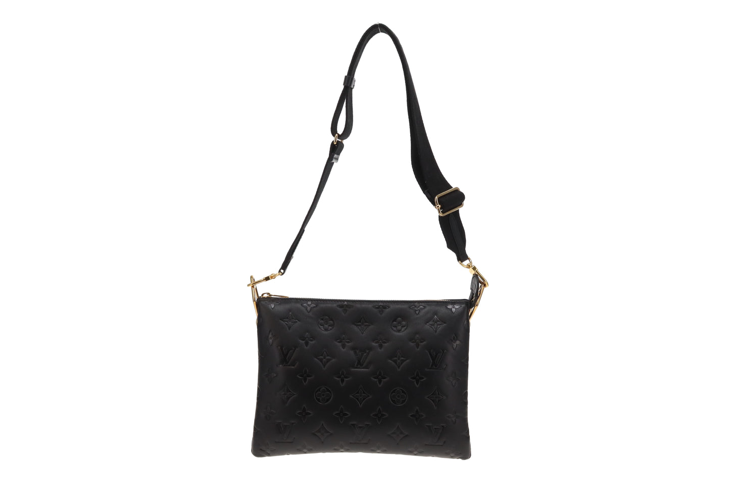 Louis Vuitton Black Lambskin Coussin PM (NFID Chip)