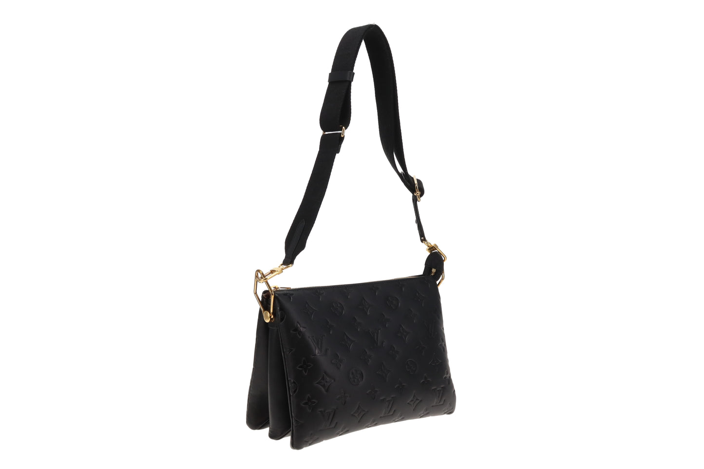 Louis Vuitton Black Lambskin Coussin PM (NFID Chip)