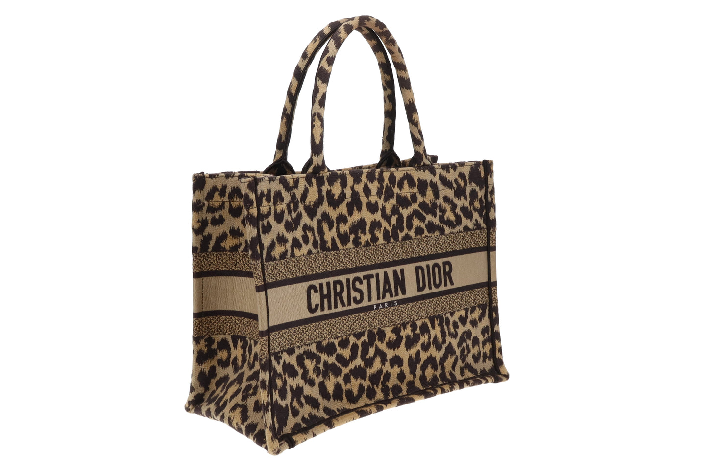 Dior Leopard Print Medium Book Tote