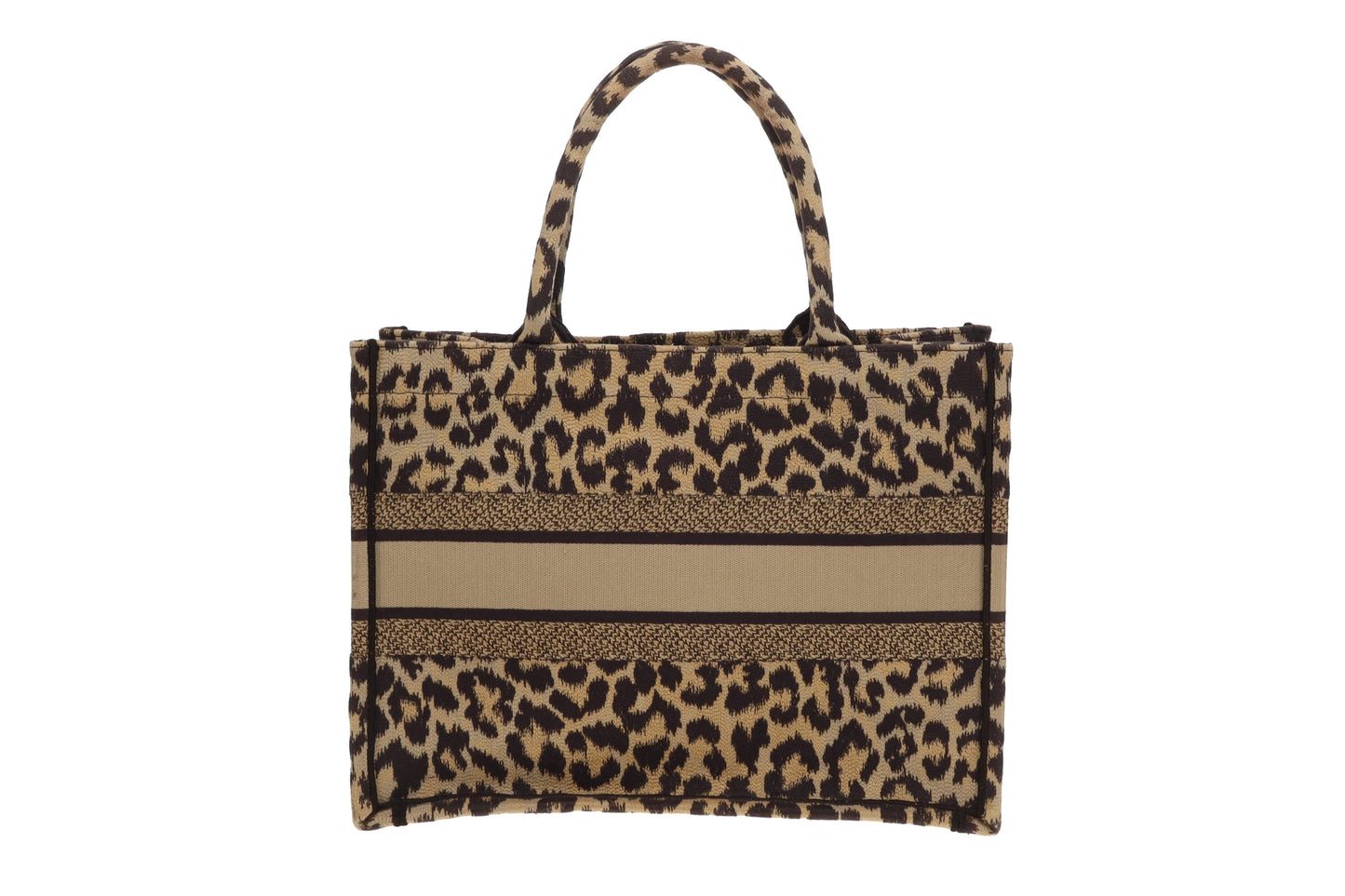 Dior Leopard Print Medium Book Tote