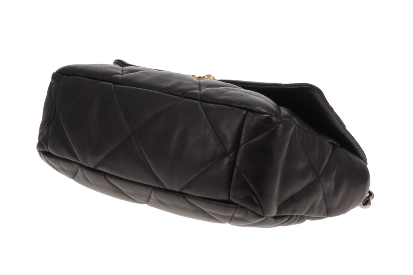Chanel 19 Black Shiny Lambskin Large 2022