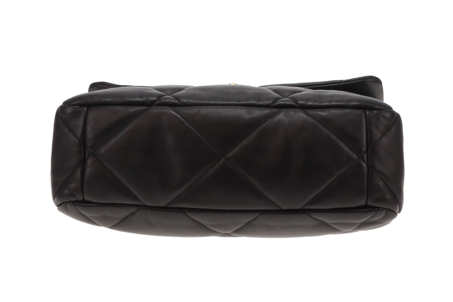 Chanel 19 Black Shiny Lambskin Large 2022