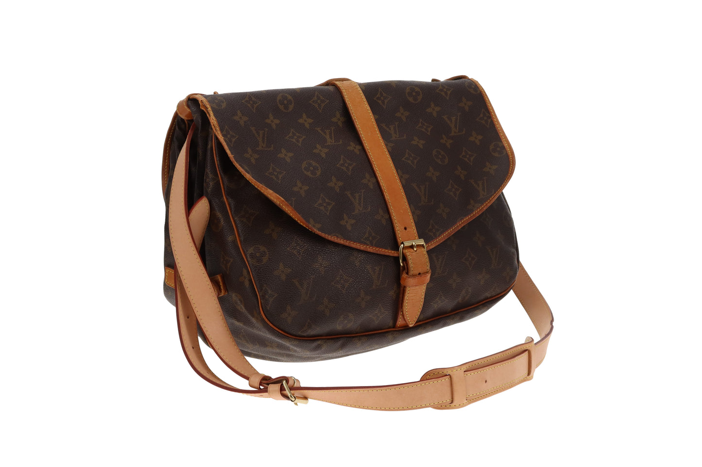 Louis Vuitton Samur 35 Vintage Monogram AR0994 (New Strap Added By LV)