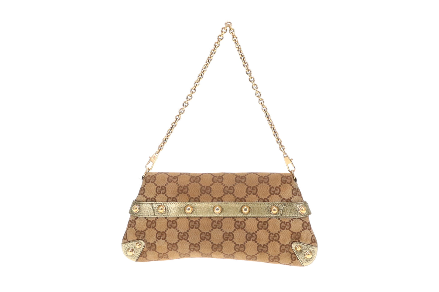 Gucci Horsebit Tom Ford Era Chain Clutch Gold