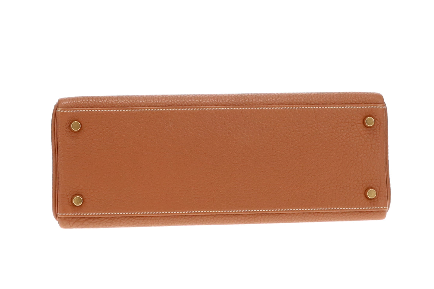 Hermes Kelly 32 In Gold Togo Leather 2003 Vintage
