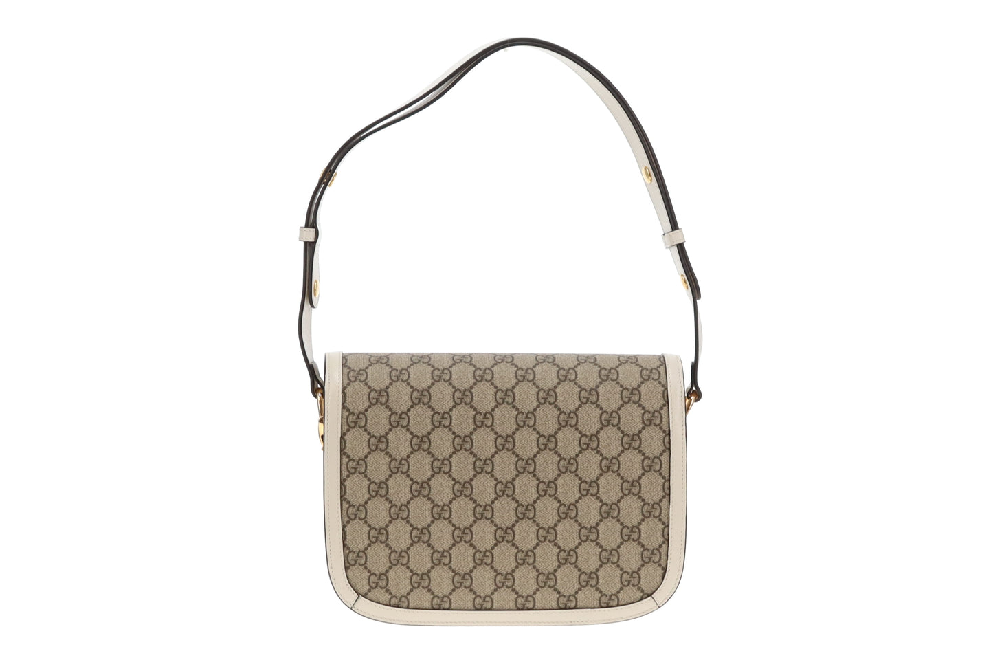 Gucci Horsebit 1955 Medium Shoulder Bag Ivory