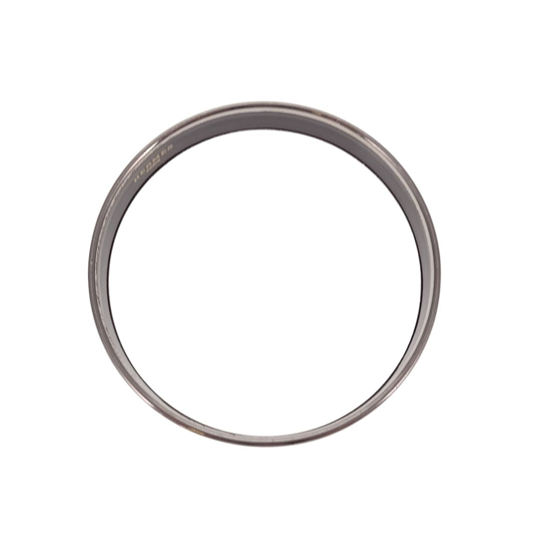 Hermes Printed Enamel Bangle Wide Ivory Small