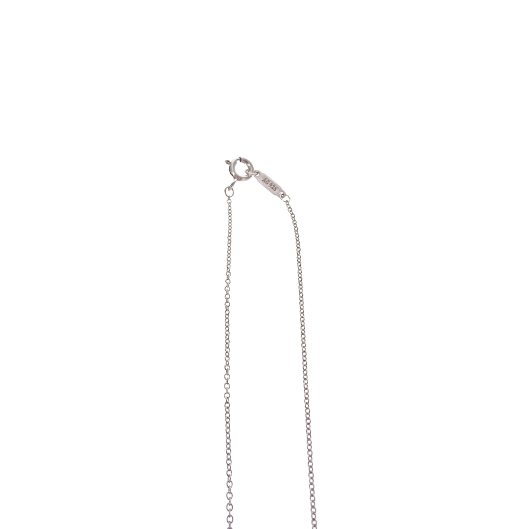Tiffany & Co 925 Sterling Silver 1837 Interlocking Circles Pendant