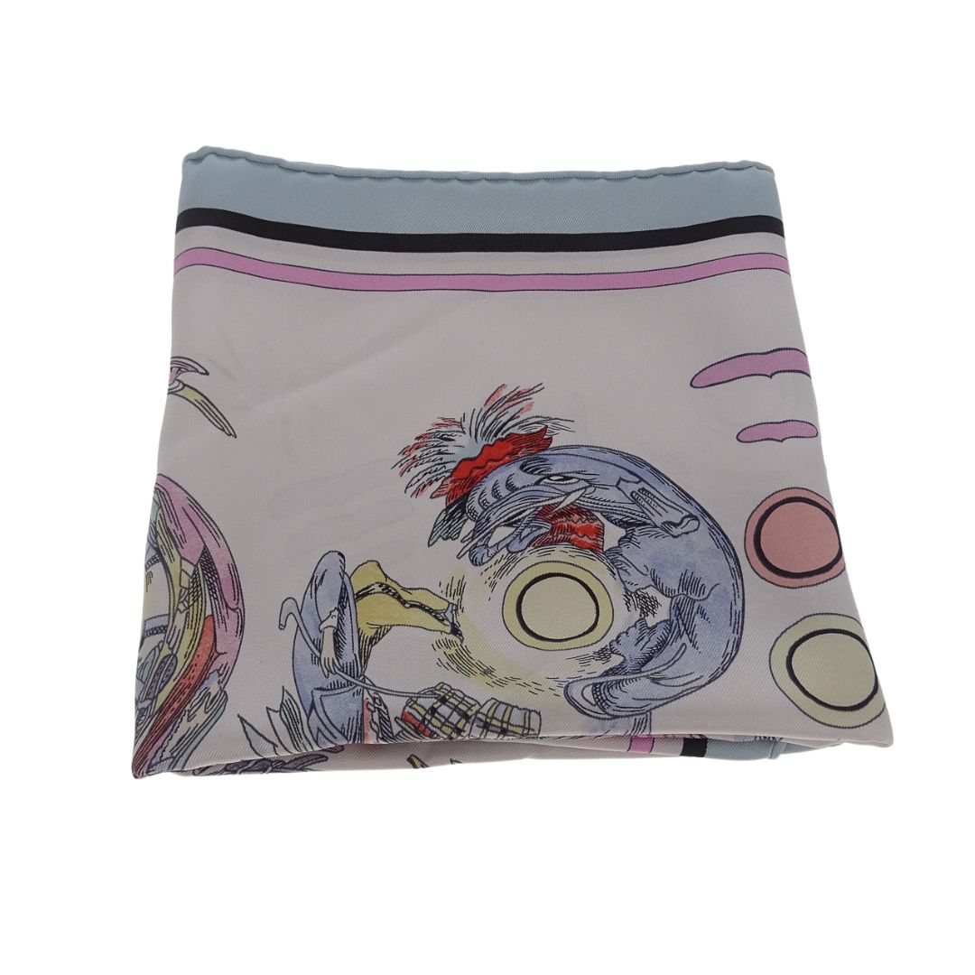 Hermes Silk 70cm Soie Vintage Les Anamorphoses