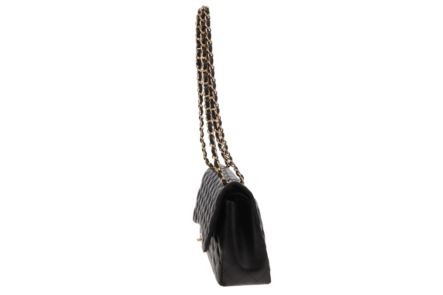 Chanel Classic Jumbo Double Flap Black Lambskin GHW 2015/16