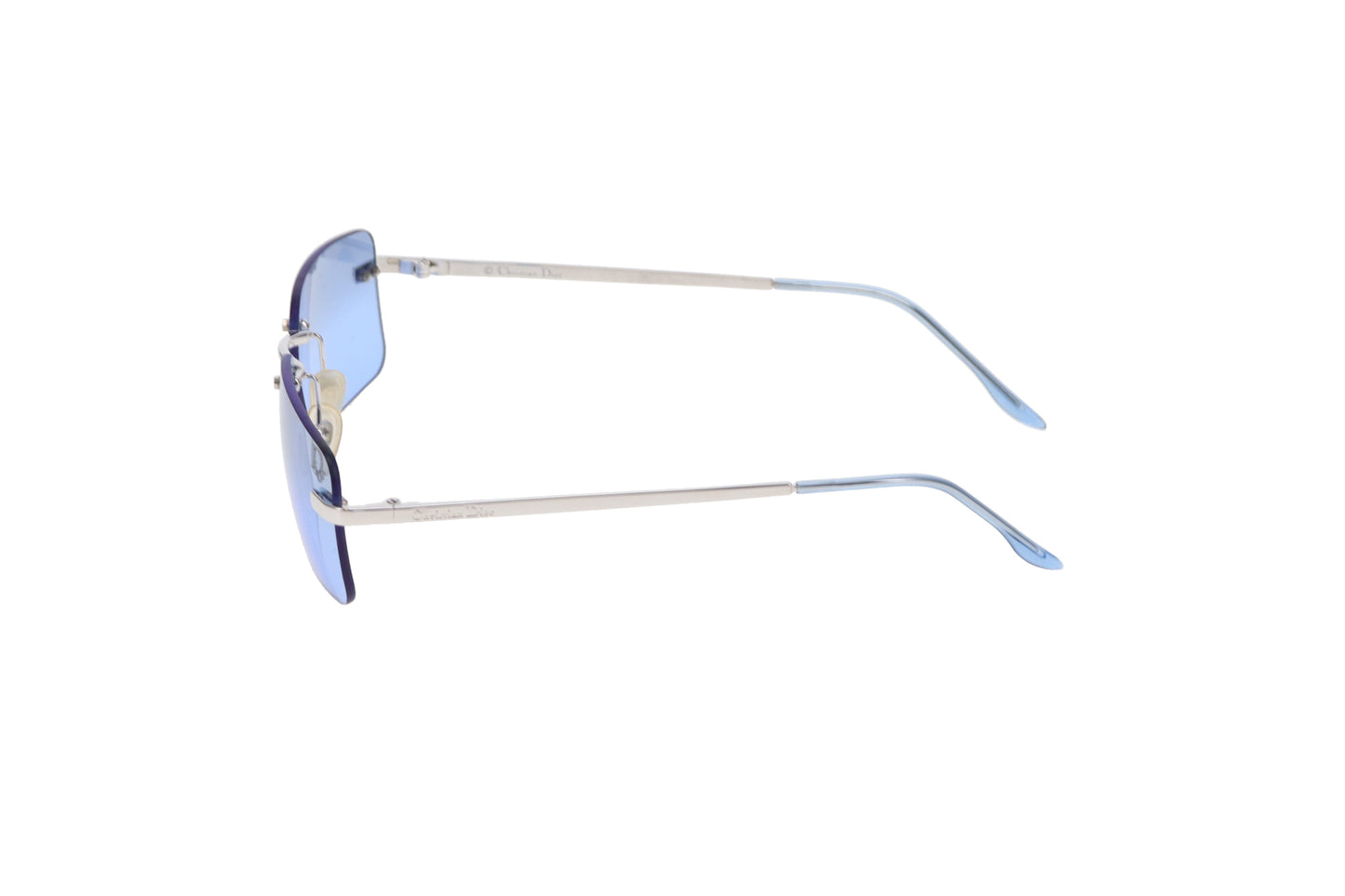 Dior Dragoon Blue Square Lens Vintage Sunglasses