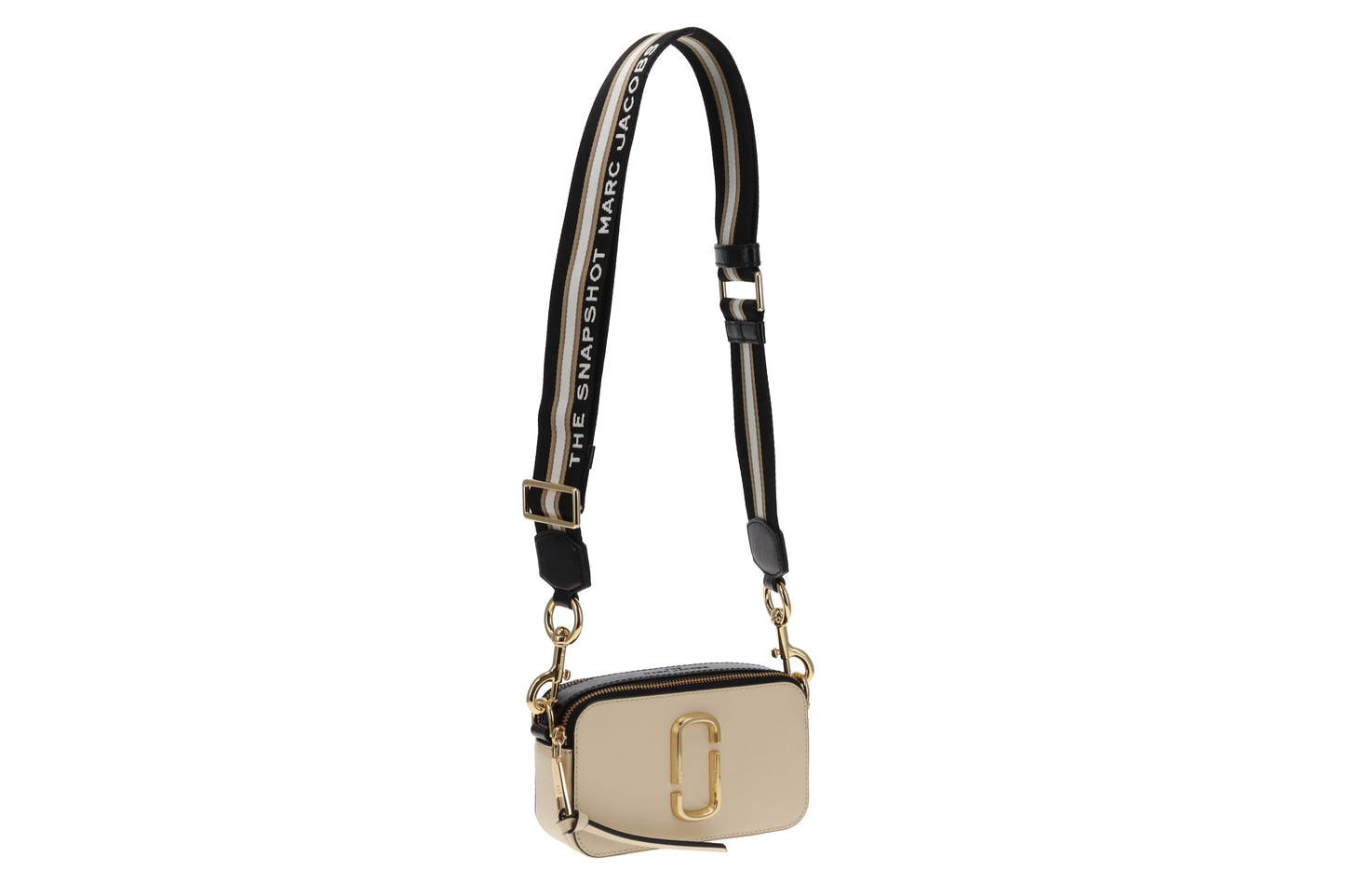 Marc Jacobs Black/Cream Snapshot Crossbody