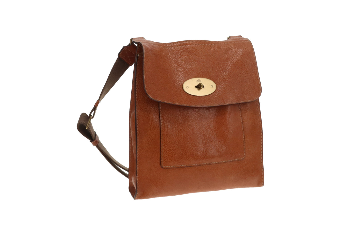 Mulberry Vintage Antony Messenger Large Natural Veg Tanned