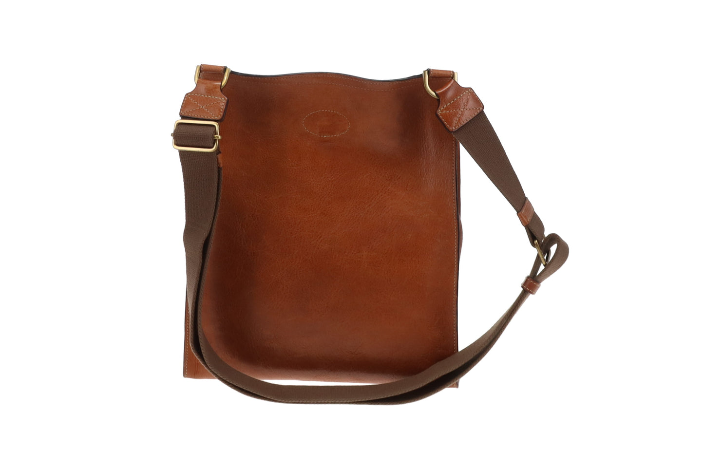 Mulberry Vintage Antony Messenger Large Natural Veg Tanned