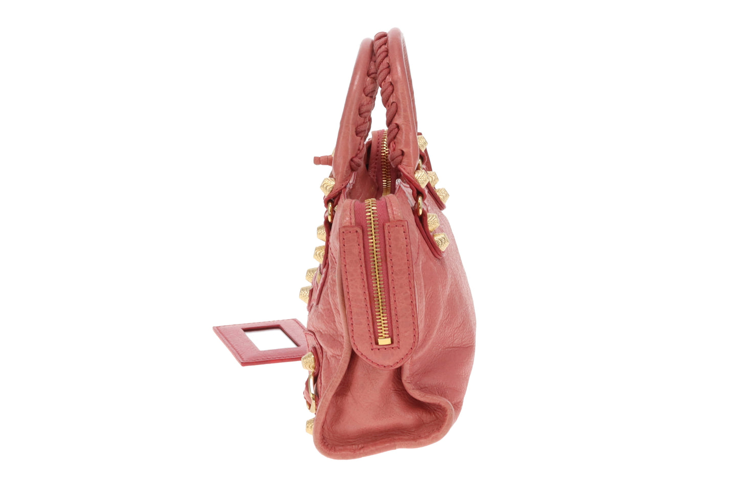 Balenciaga Mini City Salmon Pink Leather