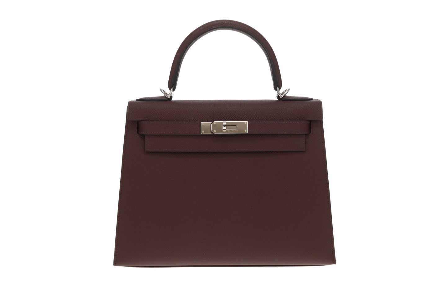 Hermes Kelly 28 Sellier Rouge H Epsom and Palladium HW 2022