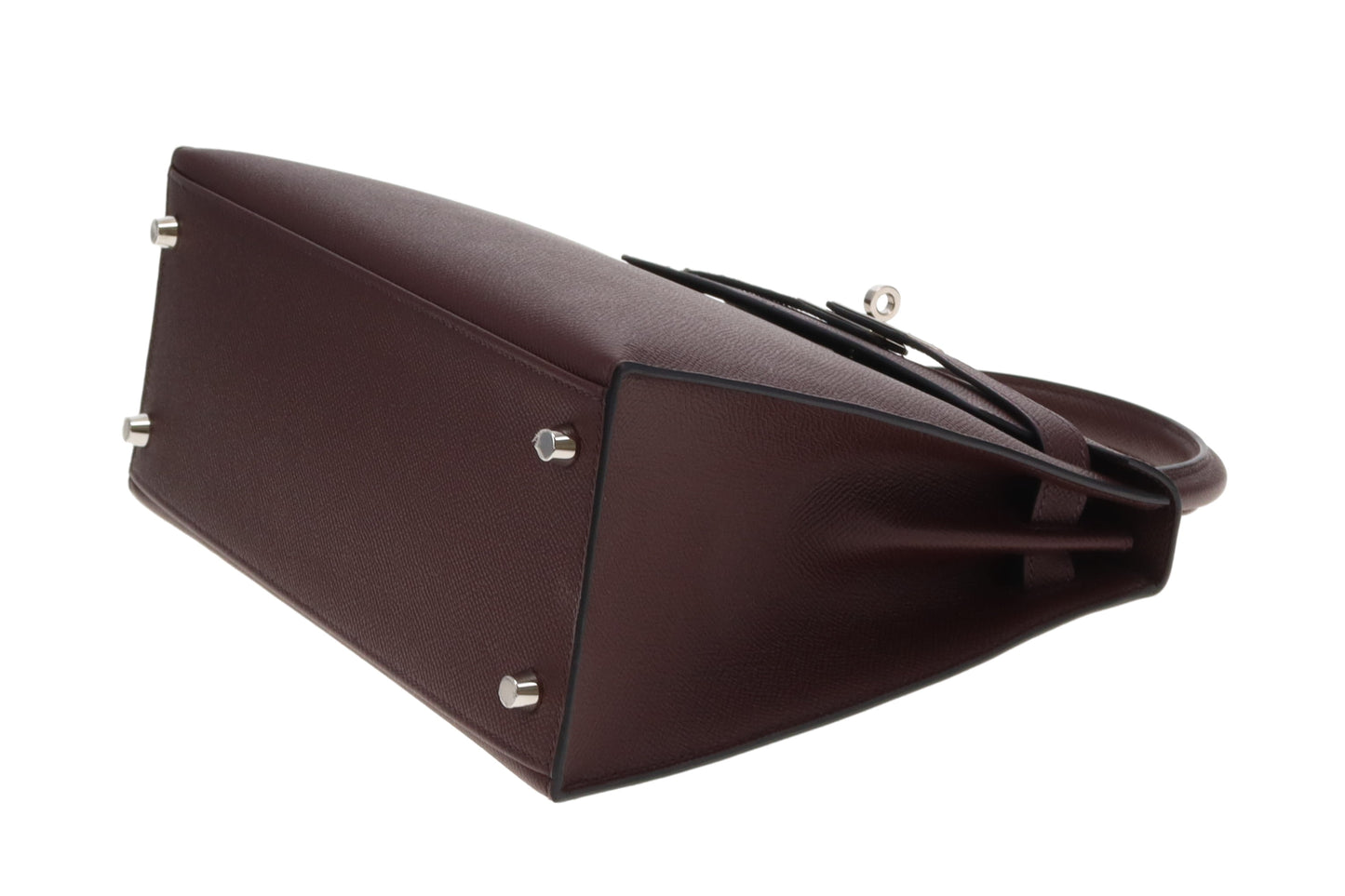 Hermes Kelly 28 Sellier Rouge H Epsom and Palladium HW 2022
