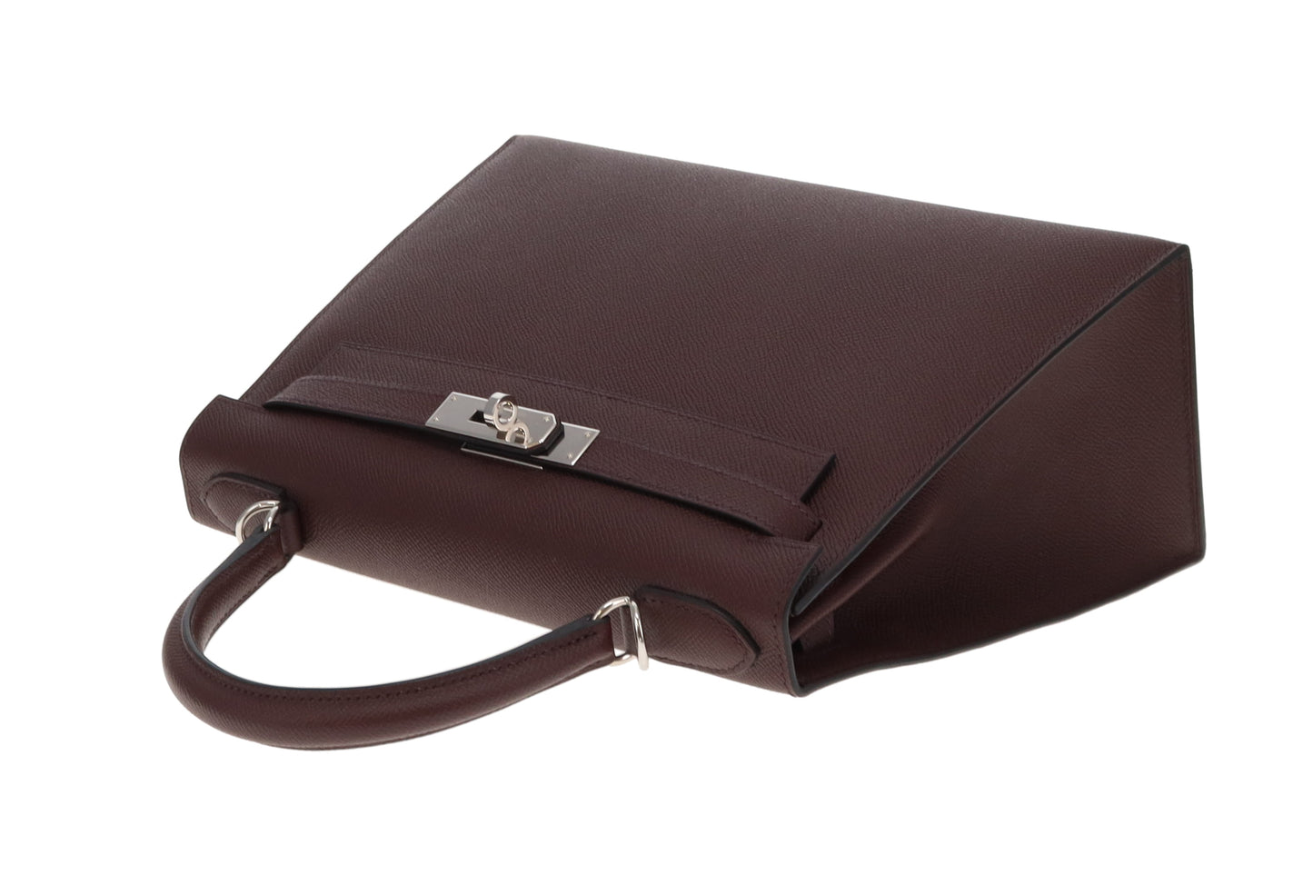 Hermes Kelly 28 Sellier Rouge H Epsom and Palladium HW 2022