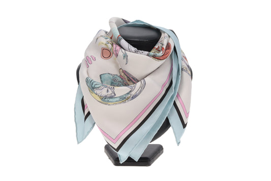 Hermes Silk 70cm Soie Vintage Les Anamorphoses
