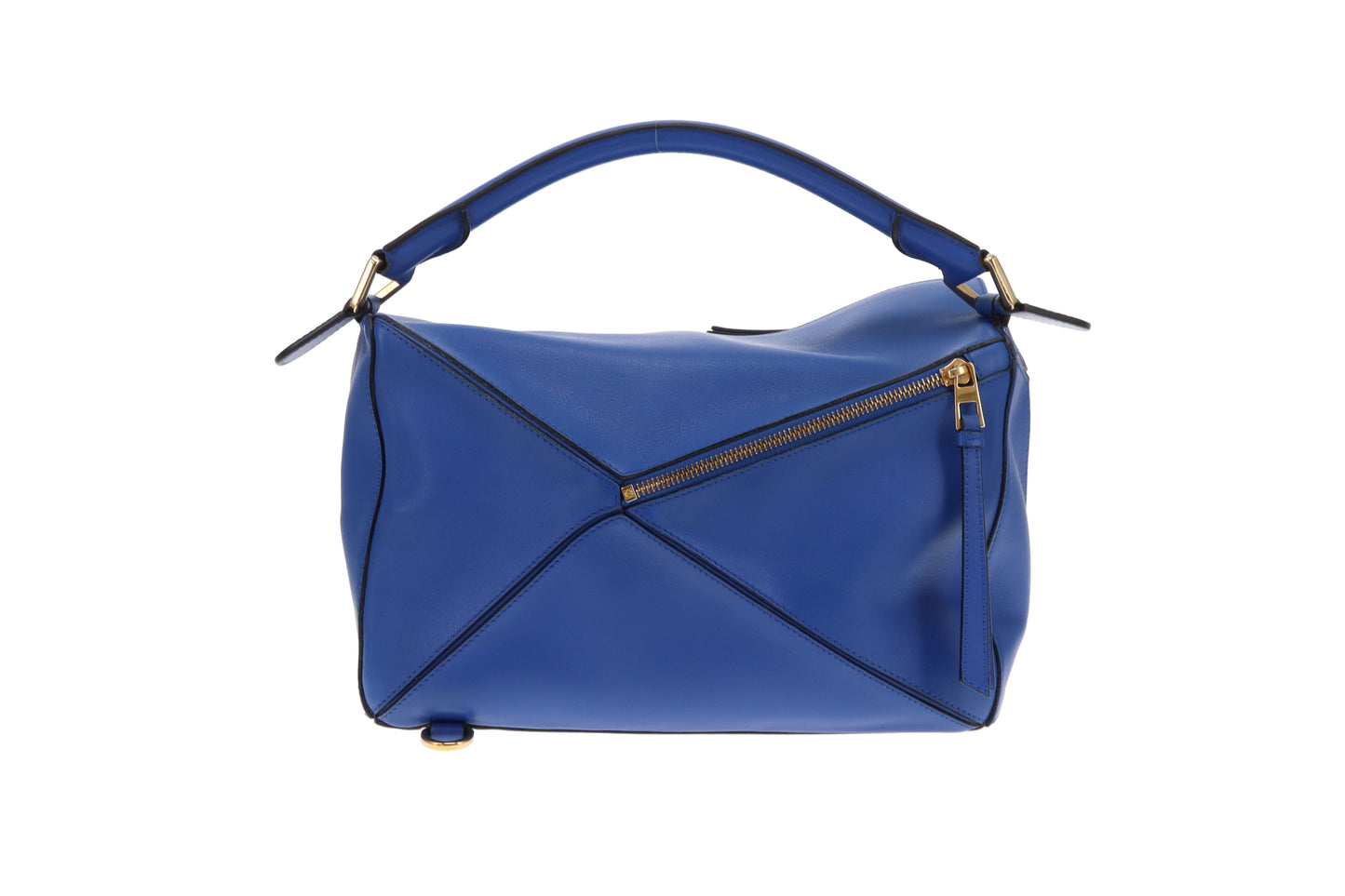 Loewe Puzzle Bag Medium Electric Blue Leather
