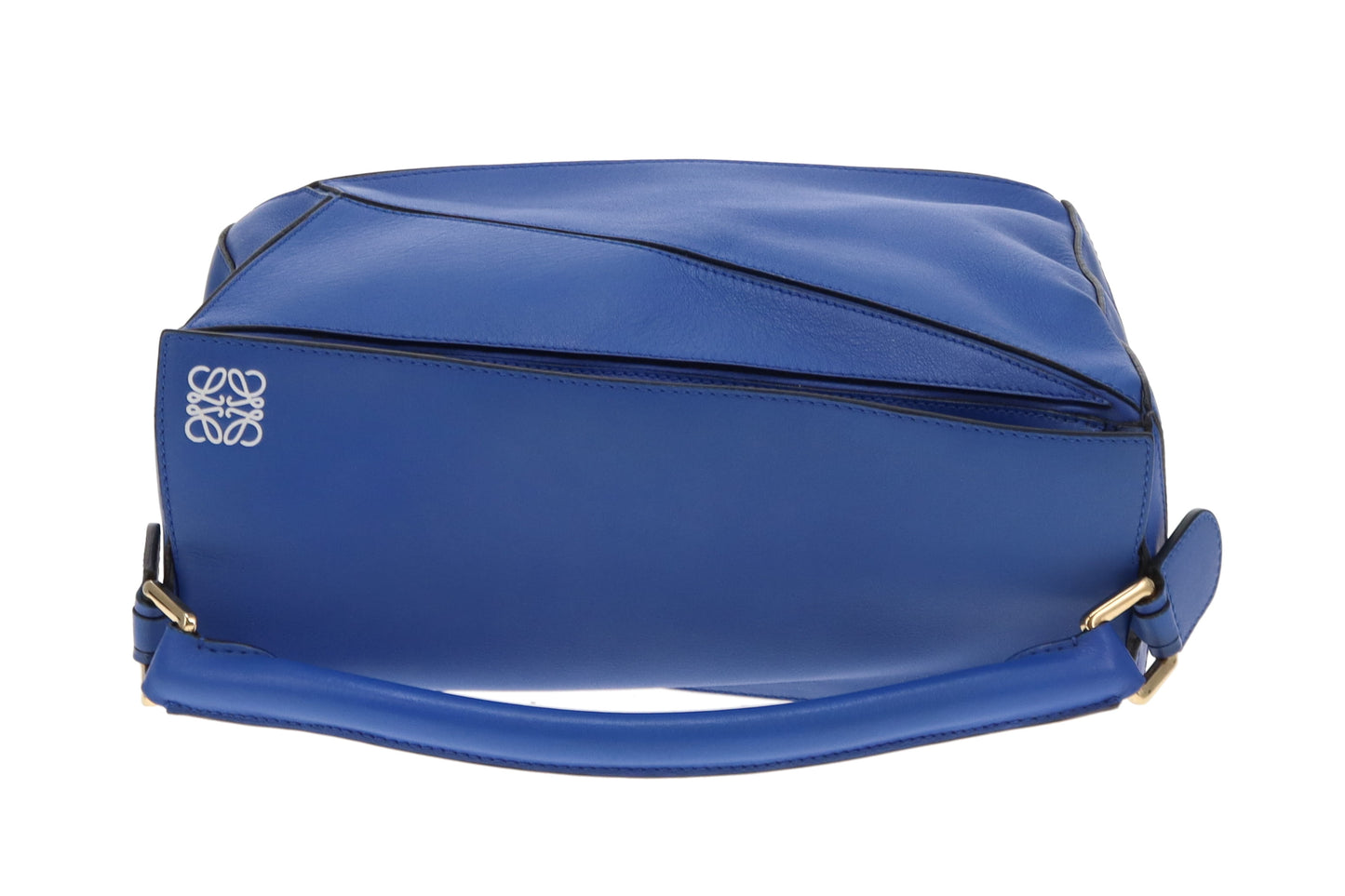 Loewe Puzzle Bag Medium Electric Blue Leather