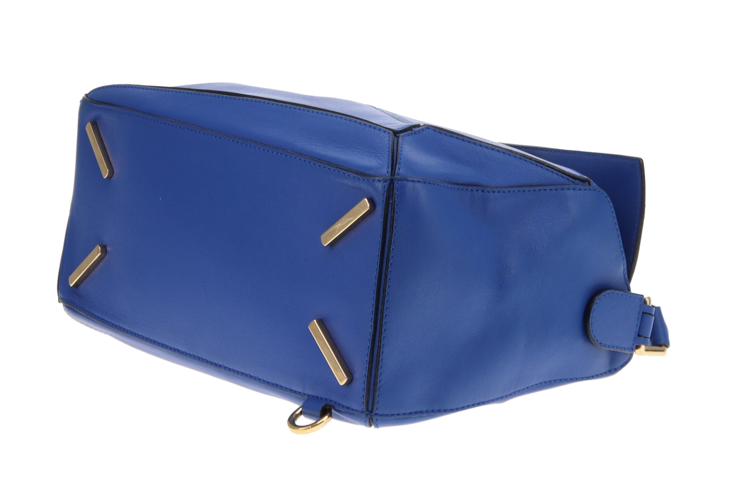 Loewe Puzzle Bag Medium Electric Blue Leather