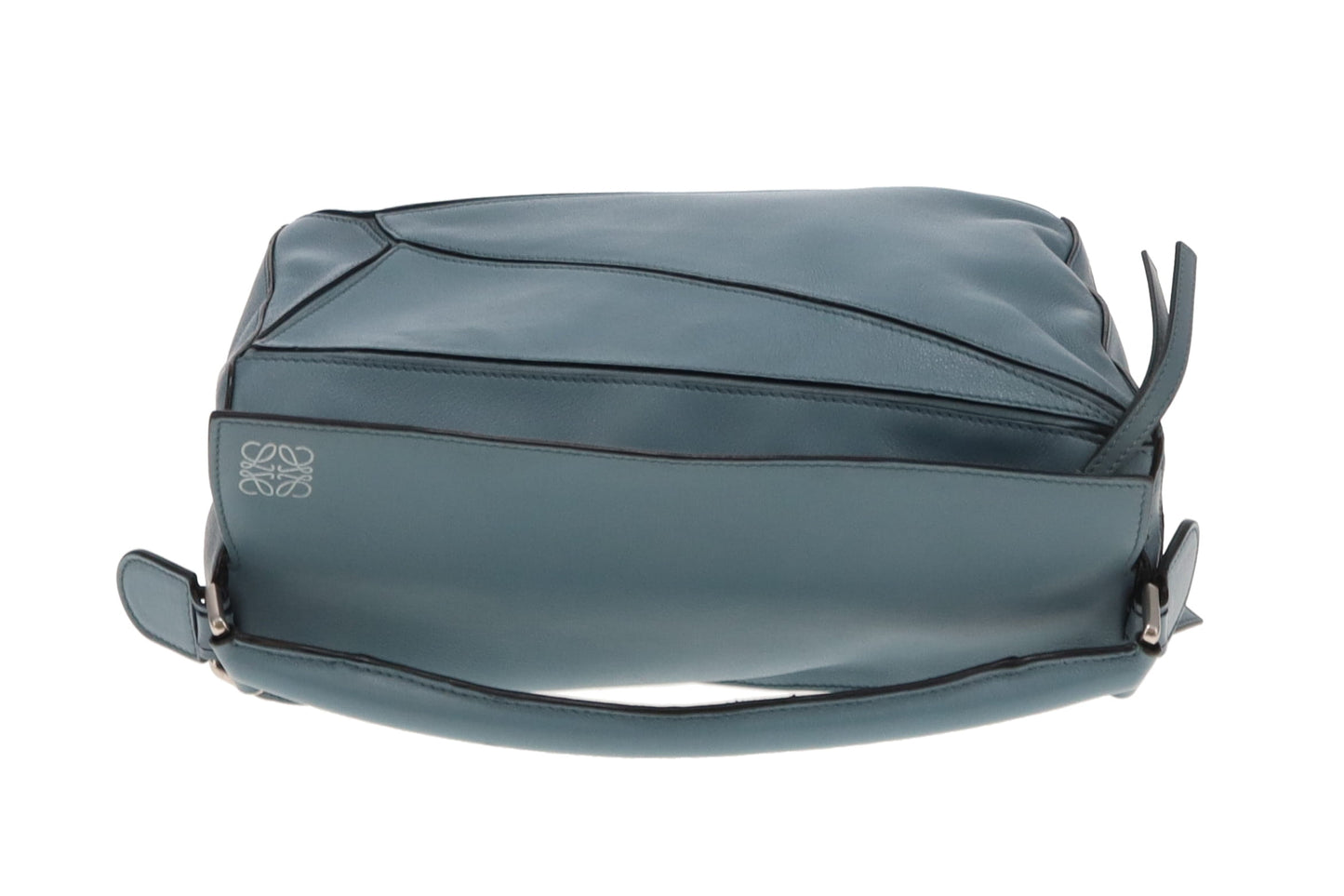 Loewe Puzzle Bag Medium Blue Leather