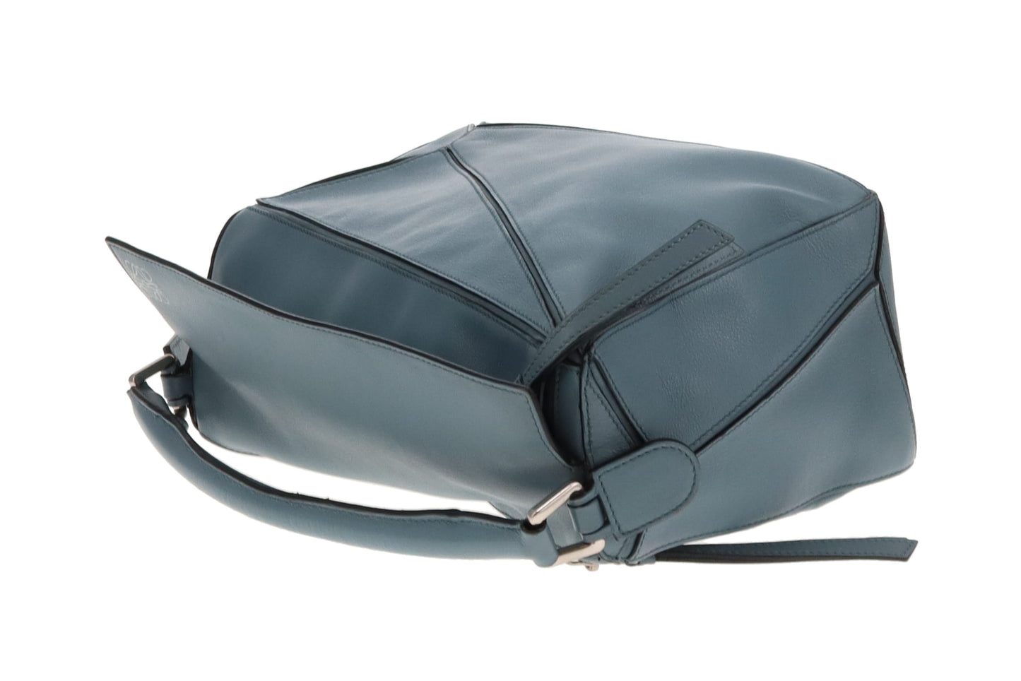 Loewe Puzzle Bag Medium Blue Leather