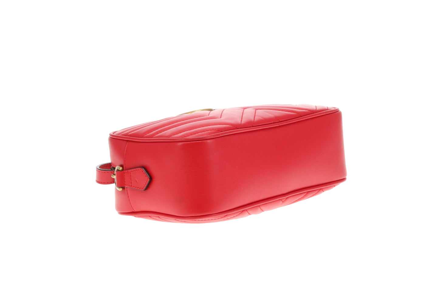Gucci Marmont Small Camera Bag Red Chevron GH