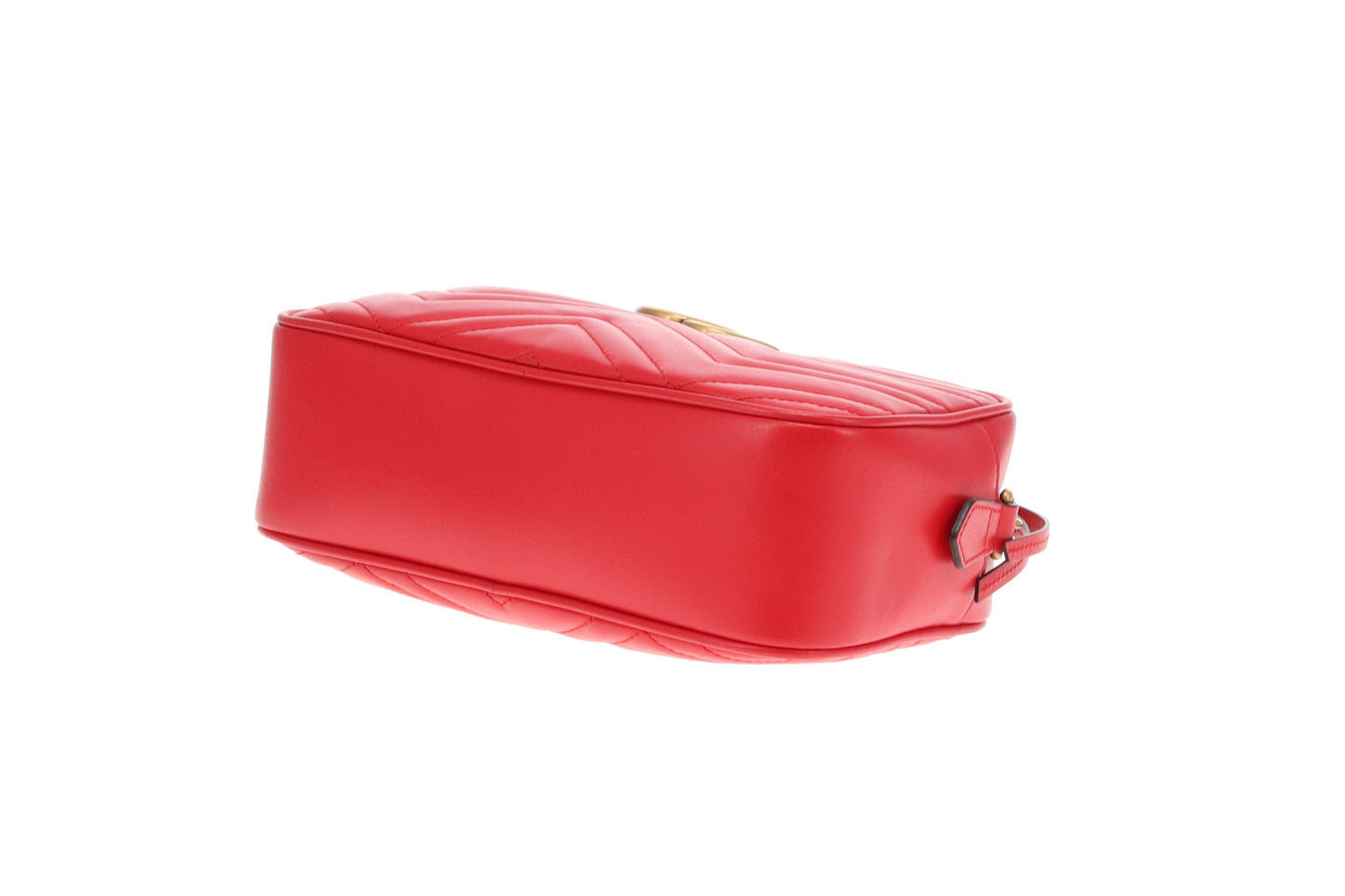 Gucci Marmont Small Camera Bag Red Chevron GH
