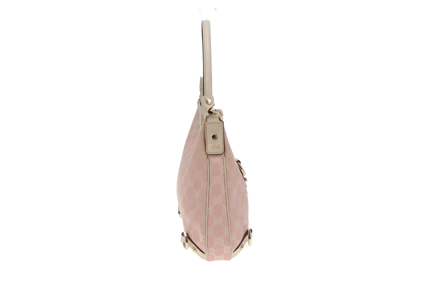 Gucci Abbey D Ring Pink GG Canvas