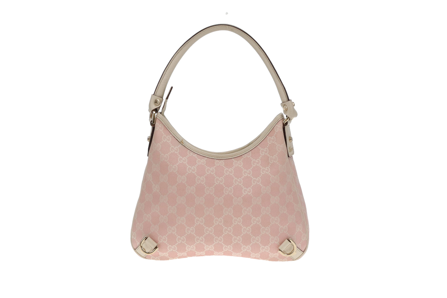 Gucci Abbey D Ring Pink GG Canvas