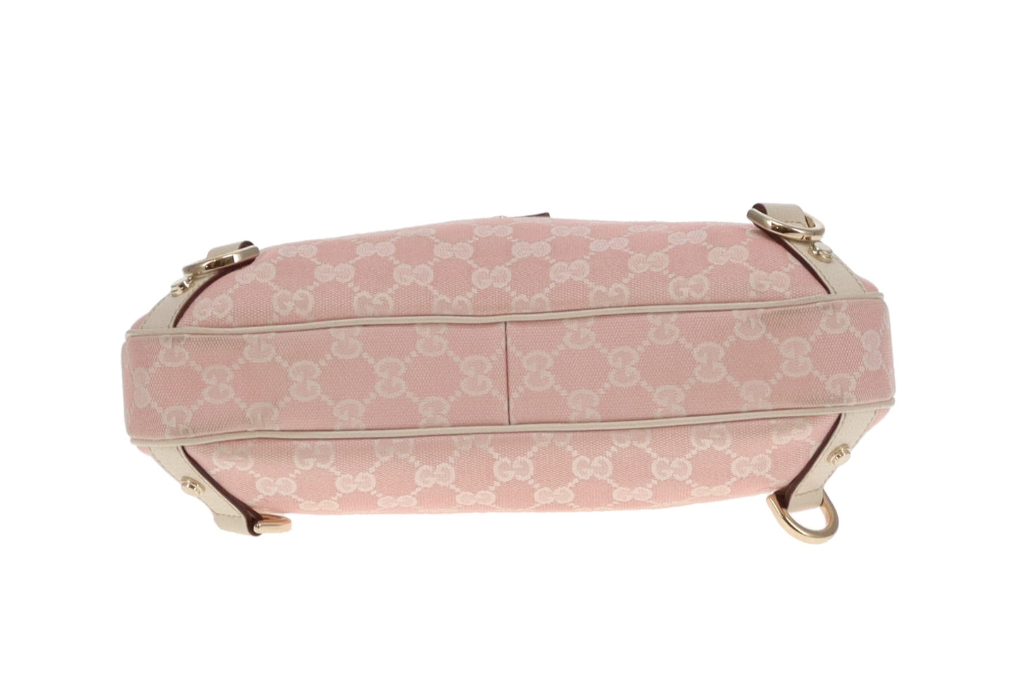 Gucci Abbey D Ring Pink GG Canvas