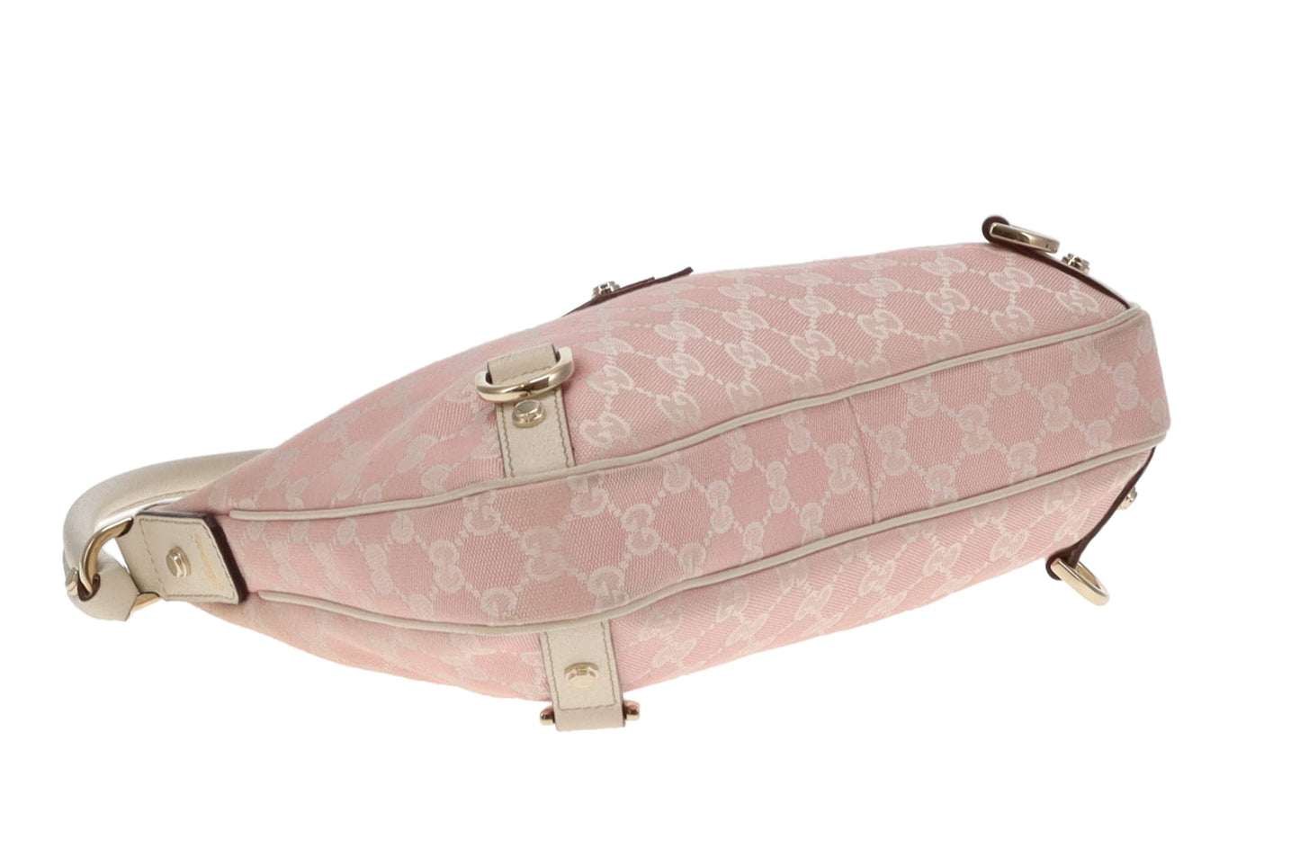 Gucci Abbey D Ring Pink GG Canvas