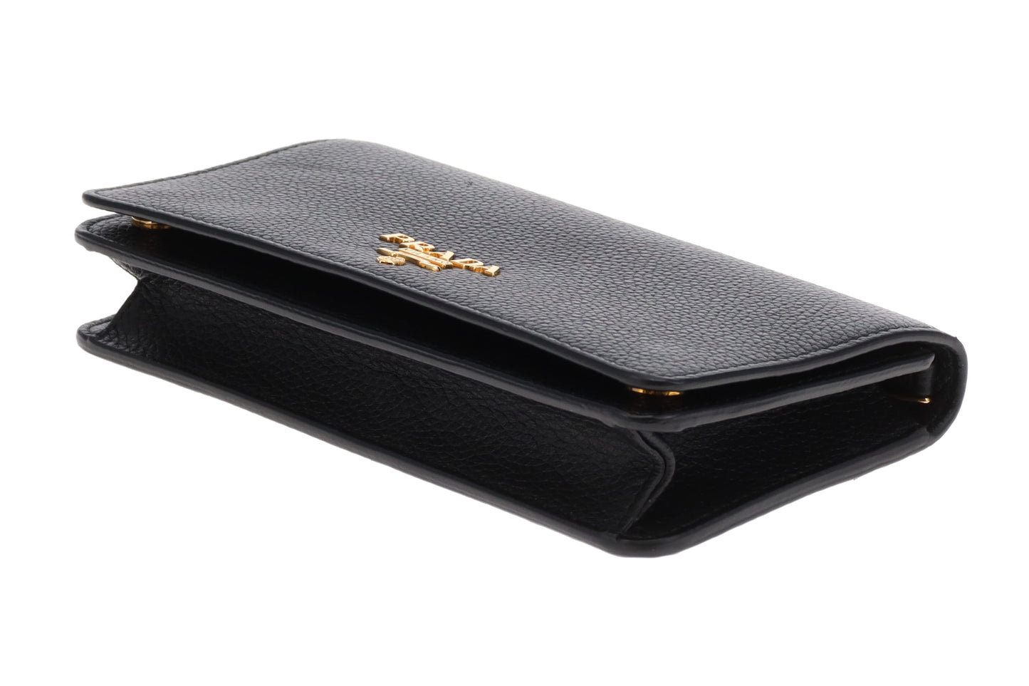 Prada Chain Wallet Black GHW
