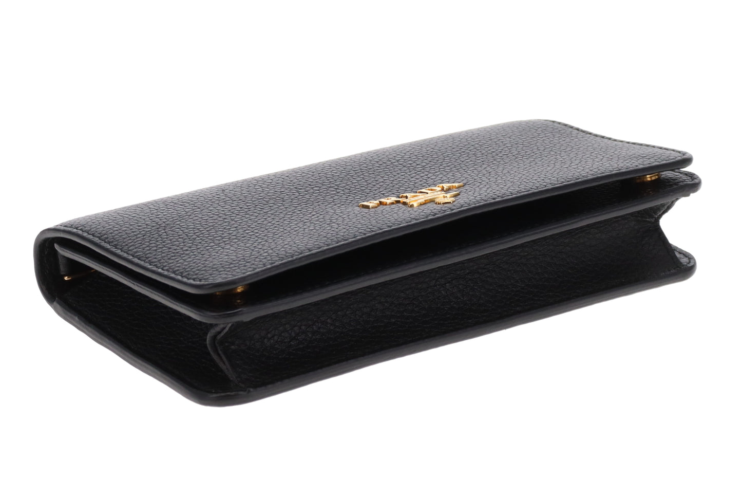 Prada Chain Wallet Black GHW