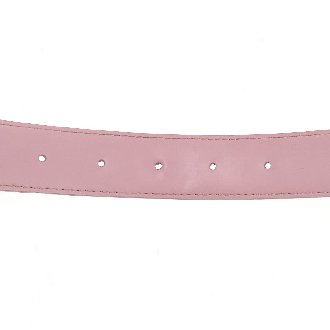 Louis Vuitton Initals 30mm Belt Damier Azur and Pink 80cm