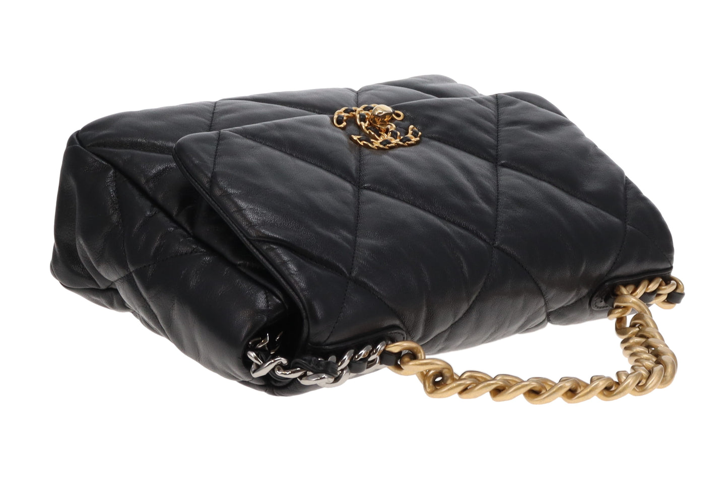 Chanel 19 Goatskin Large Black (30 Series) 2021