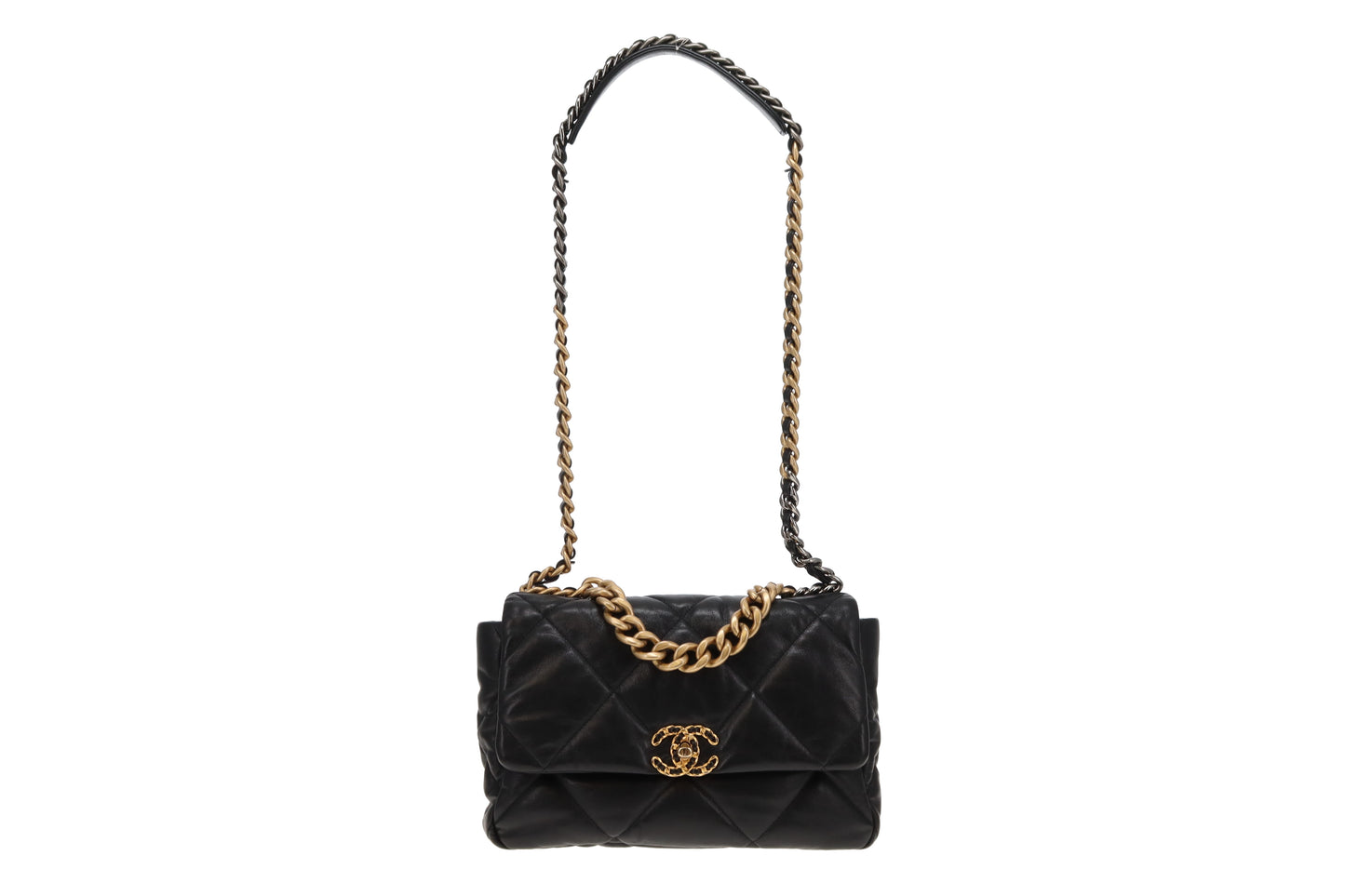 Chanel 19 Goatskin Large Black (30 Series) 2021